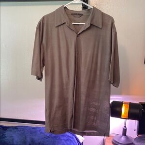 Tiger Woods Men’s M Casual Button Down Shirt with Classic Collar